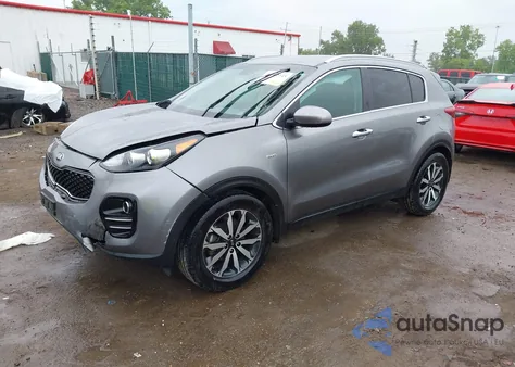 2017 Kia Sportage Ex из США, поврежденный, VIN KNDPNCAC7H7260828